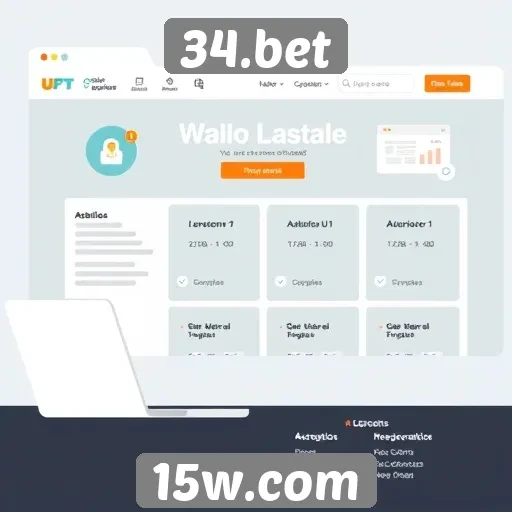 Avaliação da interface do usuário no site 34.bet