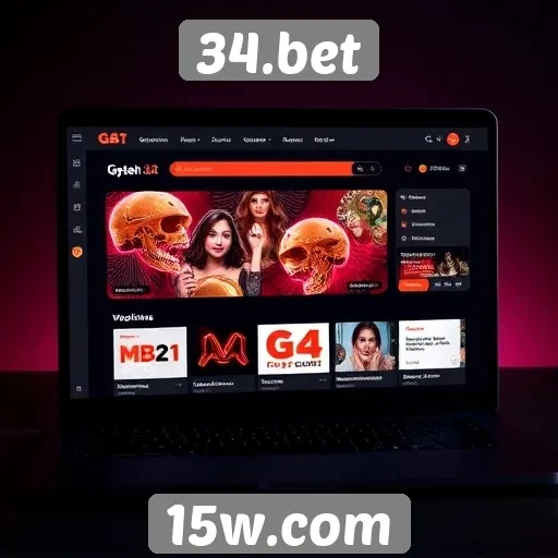 Interface e experiência do usuário em 34.bet
